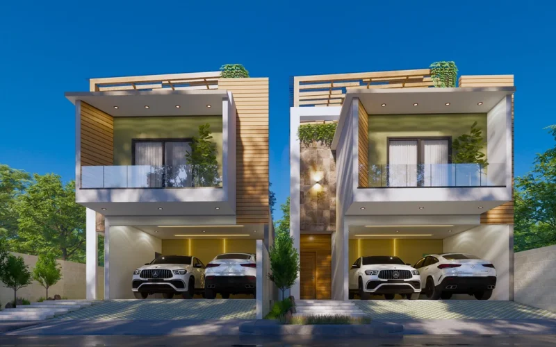 Casas de 3 niveles con rooftop y patio en Prado Oriental