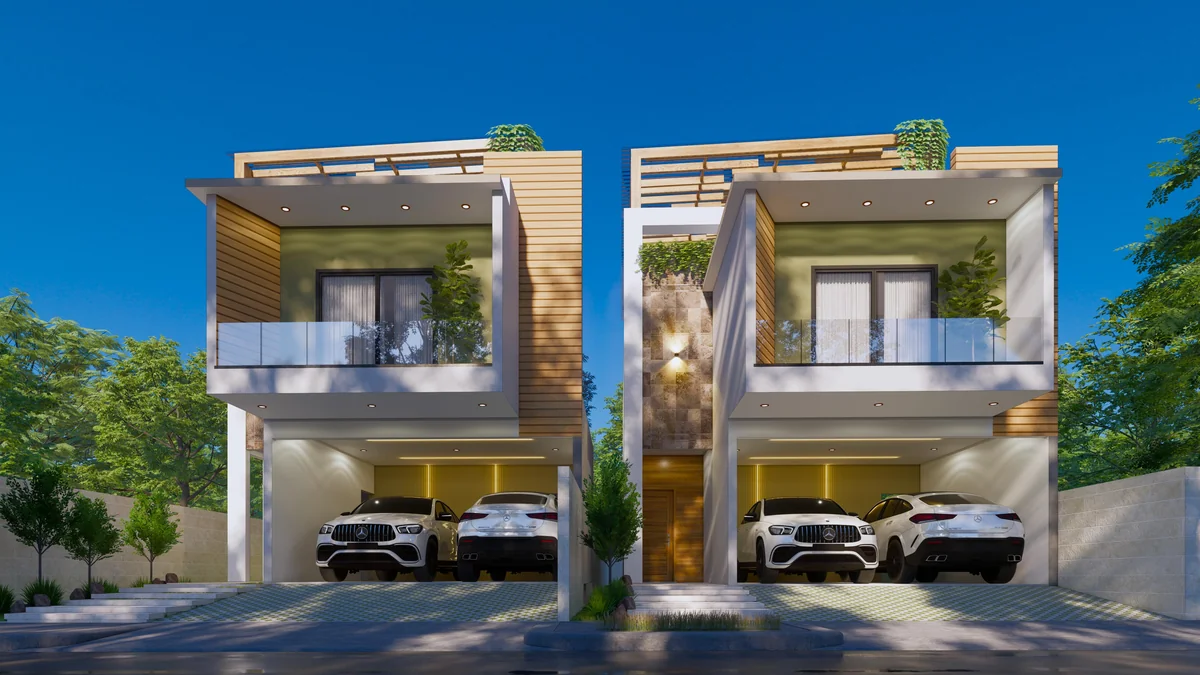 Casas de 3 niveles con rooftop y patio en Prado Oriental