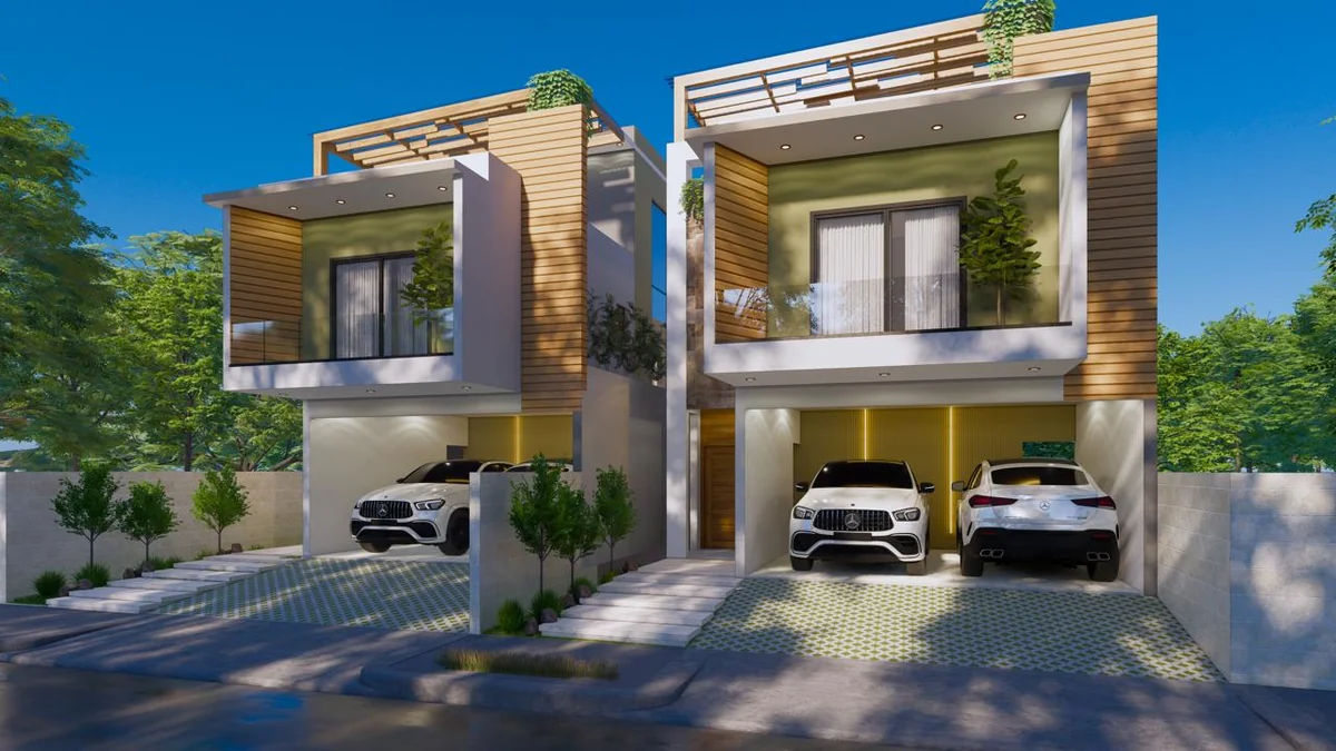 Casas de 3 niveles con rooftop y patio en Prado Oriental